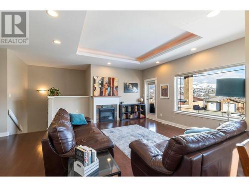 8308 Stoneridge Drive, Coldstream, BC - Indoor Photo Showing Living Room With Fireplace