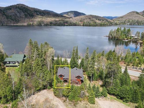 Aerial photo - 111-7Z Ch. De La Fraternité, Lac-Supérieur, QC - Outdoor With Body Of Water With View