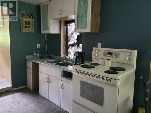 619 North Fork Road, Cherryville, BC - Indoor Photo Showing Kitchen With Double Sink