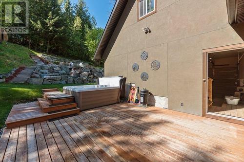 3213 Vindusky  Road, Nelson, BC - Outdoor With Deck Patio Veranda With Exterior