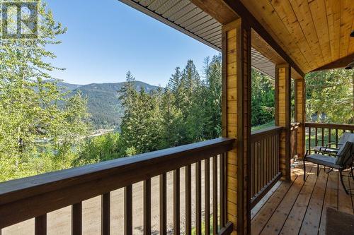 3213 Vindusky  Road, Nelson, BC - Outdoor With Deck Patio Veranda With Exterior