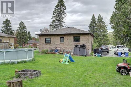 27 West Mclean Boulevard, Maitland, ON - Outdoor With Above Ground Pool With Backyard