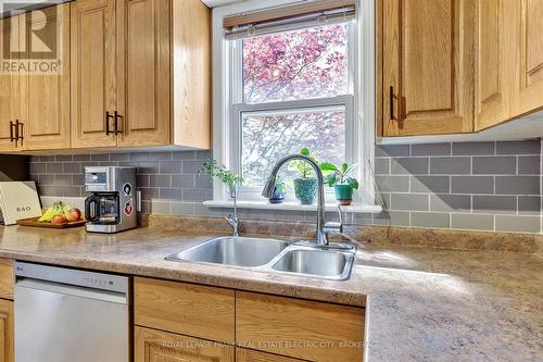 557 Bolivar Street, Peterborough, ON - Indoor Photo Showing Kitchen With Double Sink