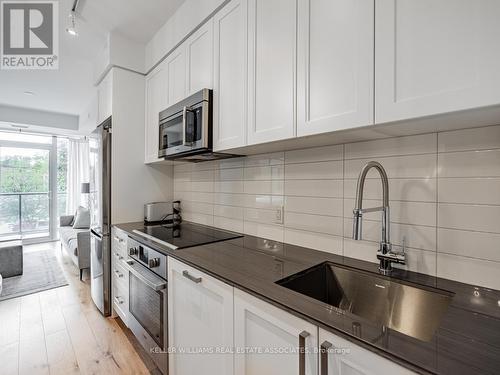 216 - 293 The Kingsway, Toronto, ON - Indoor Photo Showing Kitchen With Stainless Steel Kitchen With Upgraded Kitchen
