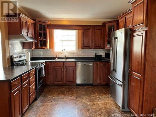 16 Dinan Street, Miramichi, NB - Indoor Photo Showing Kitchen With Double Sink