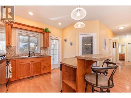 2204 Heitman Street, Enderby, BC - Indoor Photo Showing Kitchen With Double Sink