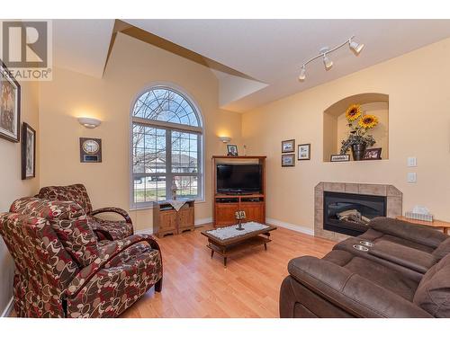 2204 Heitman Street, Enderby, BC - Indoor Photo Showing Living Room With Fireplace