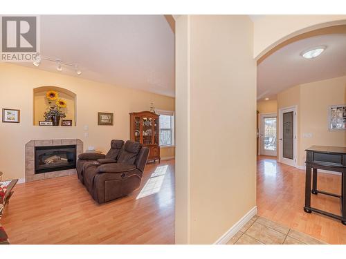 2204 Heitman Street, Enderby, BC - Indoor Photo Showing Living Room With Fireplace