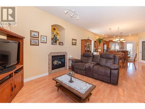 2204 Heitman Street, Enderby, BC - Indoor Photo Showing Living Room With Fireplace