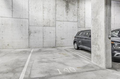 Bright underground parking. - 479 Charlton Avenue E|Unit #509, Hamilton, ON - Indoor Photo Showing Garage