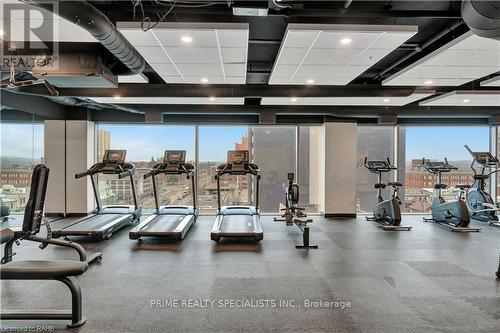 3010 - 60 Frederick Street, Kitchener, ON - Indoor Photo Showing Gym Room