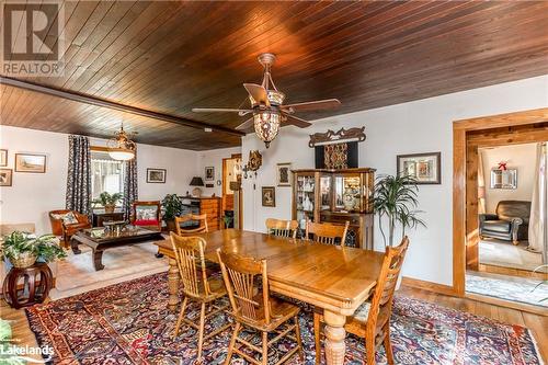 1641 Walkers Point Road, Gravenhurst, ON - Indoor Photo Showing Dining Room