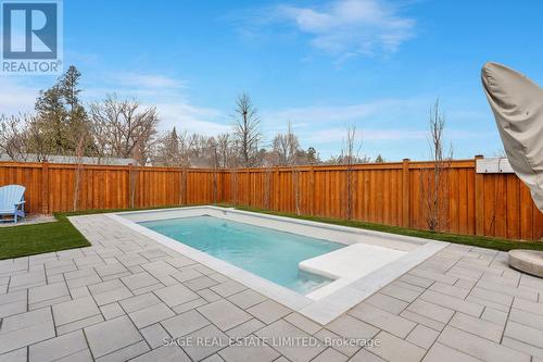 25 Delma Drive, Toronto, ON - Outdoor With In Ground Pool With Backyard