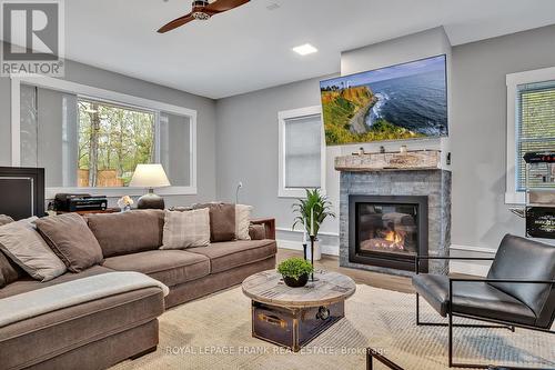 353 Jarvis Road, Madoc, ON - Indoor Photo Showing Living Room With Fireplace