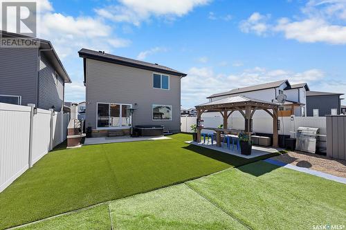 3751 Gee Crescent, Regina, SK - Outdoor With Deck Patio Veranda With Backyard With Exterior