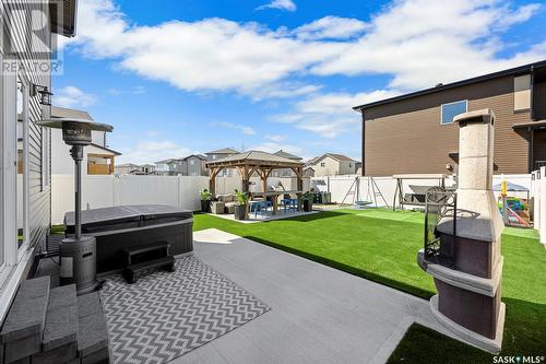 3751 Gee Crescent, Regina, SK - Outdoor With Deck Patio Veranda With Backyard With Exterior