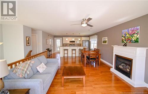 51 Red Maple Court, Fredericton, NB - Indoor Photo Showing Living Room With Fireplace