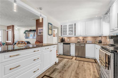 128 Hardale Crescent, Hamilton, ON - Indoor Photo Showing Kitchen With Upgraded Kitchen