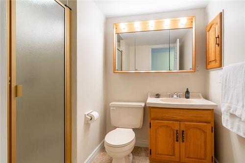 walk in shower in bath 2 - 150 Wilson Street W|Unit #305, Ancaster, ON - Indoor Photo Showing Bathroom