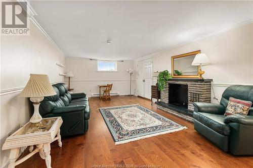 710 Evangeline Lane, Cap Pele, NB - Indoor Photo Showing Living Room With Fireplace