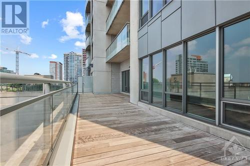 Unit 402 Private Terrace with BBQ hookup. - 90 George Street Unit#402, Ottawa, ON - Outdoor With Exterior
