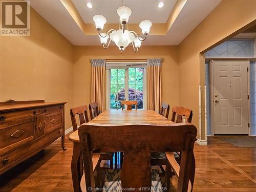 31 Paxton Drive, Chatham, ON - Indoor Photo Showing Dining Room