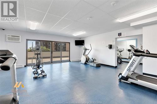 150 Park Unit# 1515, Windsor, ON - Indoor Photo Showing Gym Room