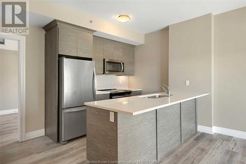 955 Ouellette Avenue Unit# 301, Windsor, ON - Indoor Photo Showing Kitchen With Upgraded Kitchen