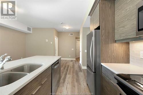 955 Ouellette Avenue Unit# 301, Windsor, ON - Indoor Photo Showing Kitchen With Double Sink