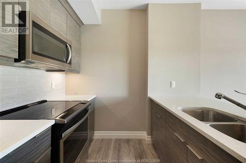 955 Ouellette Avenue Unit# 301, Windsor, ON - Indoor Photo Showing Kitchen With Double Sink
