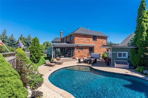 512 Valhalla Court, Oakville, ON - Outdoor With In Ground Pool