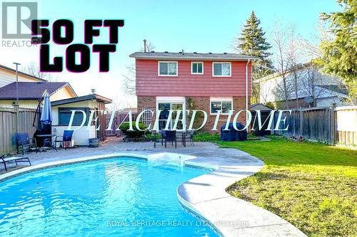 911 Harding Street, Whitby, ON - Outdoor With In Ground Pool