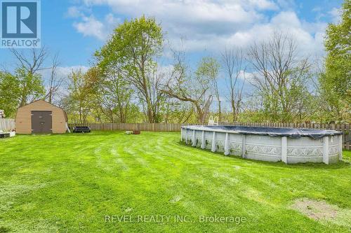 73 King Street, Kawartha Lakes, ON - Outdoor With Above Ground Pool With Backyard