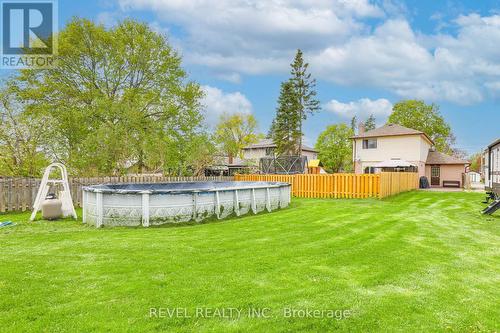 73 King Street, Kawartha Lakes, ON - Outdoor With Above Ground Pool With Backyard
