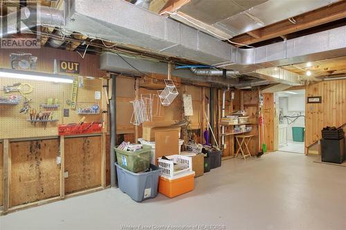 1221 Roselawn Drive, Windsor, ON - Indoor Photo Showing Basement