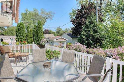 1221 Roselawn Drive, Windsor, ON - Outdoor With Deck Patio Veranda With Exterior