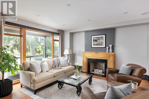 36 Felbrigg Avenue, Toronto, ON - Indoor Photo Showing Living Room With Fireplace