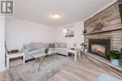 105 Mill Street, Shelburne, ON - Indoor Photo Showing Living Room With Fireplace