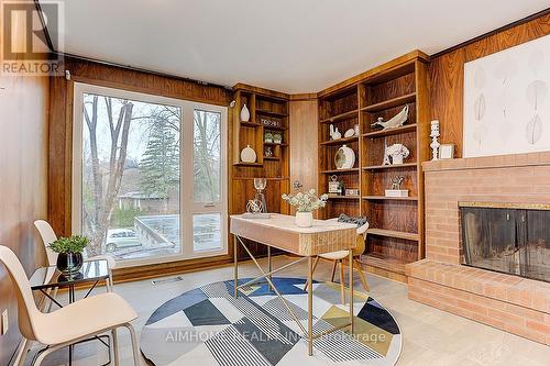 40 Beardmore Crescent, Toronto, ON - Indoor With Fireplace