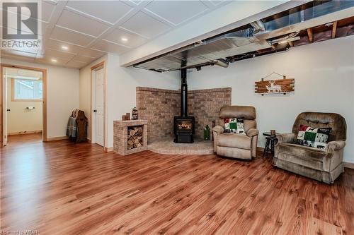 133596 Wilcox Lake Road, Grey Highlands, ON - Indoor With Fireplace