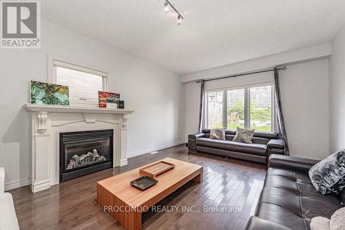 357 Westpark Crescent, Waterloo, ON - Indoor Photo Showing Living Room With Fireplace