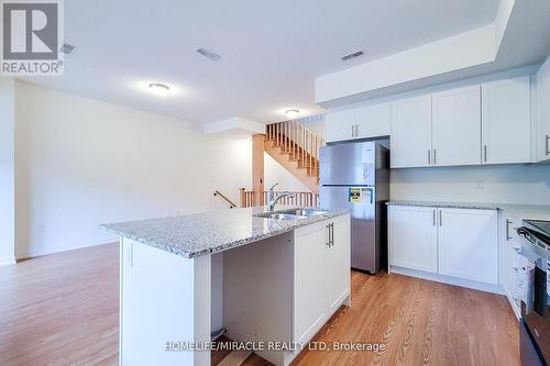 1544 Hilson Heights, Milton, ON - Indoor Photo Showing Kitchen With Double Sink