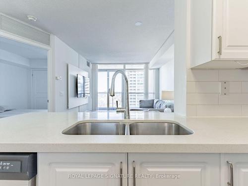 1708-4968 Yonge St, Toronto, ON - Indoor Photo Showing Kitchen With Double Sink