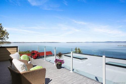 4953 Cordova Bay Rd, Saanich, BC - Outdoor With Body Of Water With Deck Patio Veranda With View