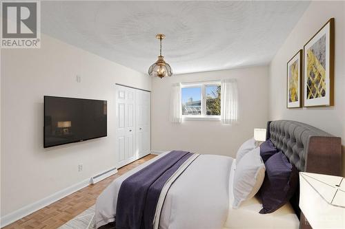 Virtually Staged. - 1154 Dartmouth Avenue, Ottawa, ON - Indoor Photo Showing Bedroom