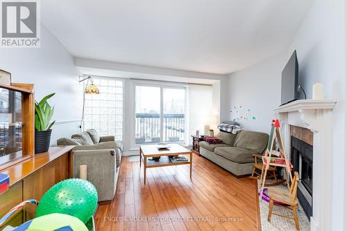 6 Cumberland Lane, Ajax, ON - Indoor Photo Showing Living Room With Fireplace