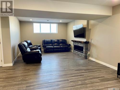 834 1St Avenue N, Warman, SK - Indoor With Fireplace