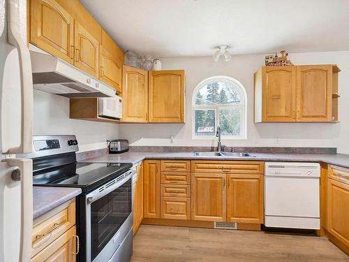 790 Spruce Street, Blue River, BC - Indoor Photo Showing Kitchen With Double Sink