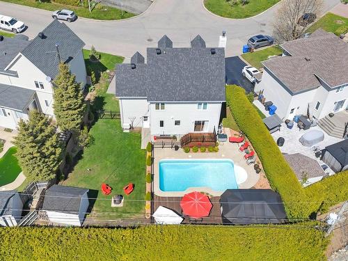 Overall view - 50 Rue Yvon-Cousineau, Blainville, QC - Outdoor With In Ground Pool With View