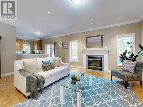 1 Kootenay Ridge, Vaughan, ON - Indoor Photo Showing Living Room With Fireplace